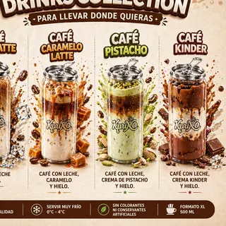 Capuchino frío de pistacho