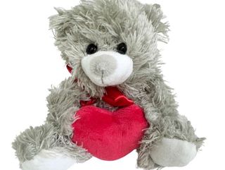 Mini Osito Romántico Gris