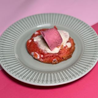 Galleta crumble de pantera rosa