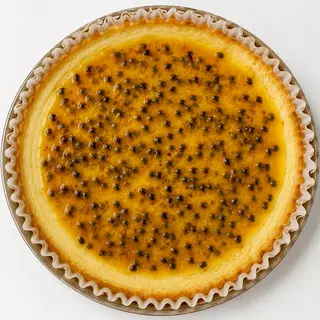 TARTA DE QUESO Y MARACUYÁ