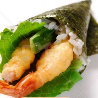 Temaki tempura langostinos