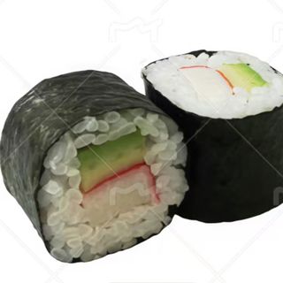 Hosomaki cangrejo y aguacate