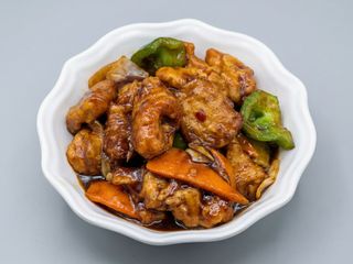 Salmon crujiente con salsa teriyaki