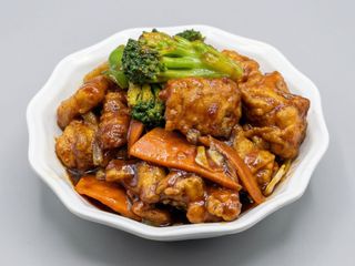 Salmon crujiente con salsa de konba