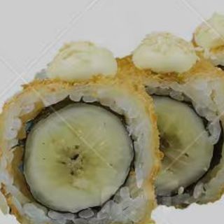 Tempura uramaki plátano