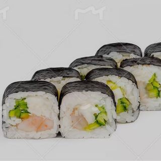 Futomaki langostinos cocidos