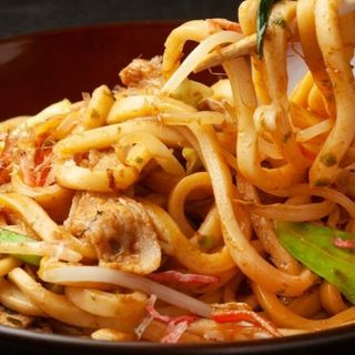 Udon sateado especia