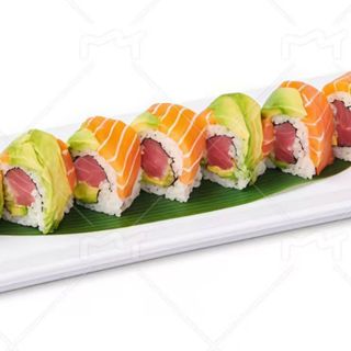 Atún arcoiris con salmón (8Uds)