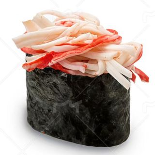 Gunkan cangrejo y masago chillimayo