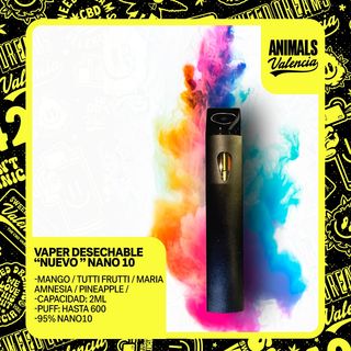 Vaper Desechable NanoXxX Green Apple