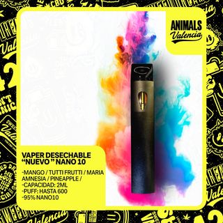 Vaper Desechable Nano10 Jelly Berry 2Ml