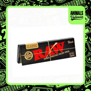 Papel Raw 1 1/4 Black