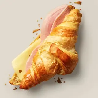 Croissant jamon y queso