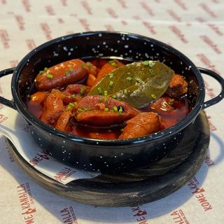 Chorizos a la Sidra