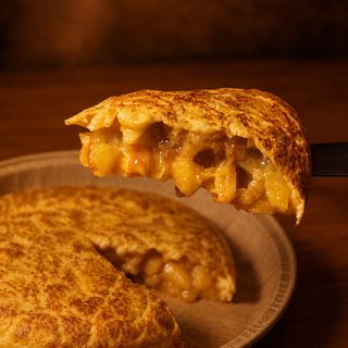 Hamburguesa de tortilla clásica
