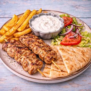 Box souvlaki de cerdo