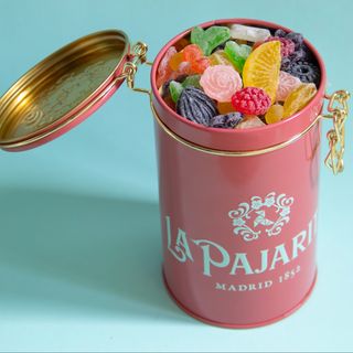 Lata grande con caramelos Ácidos Desenvueltos Surtidos