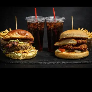 Hamburguesas dúos