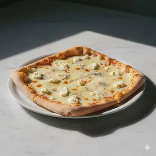 Pizza cuatro quesos (28 cm.)