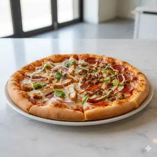 Pizza mixta (30 cm.)