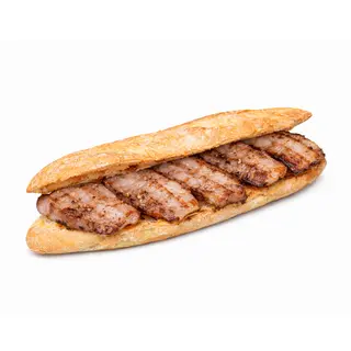 Bocata panceta a la brasa