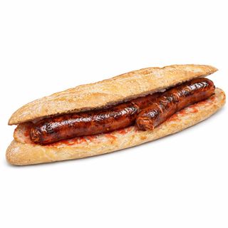 Bocata de chorizo rojo a la brasa