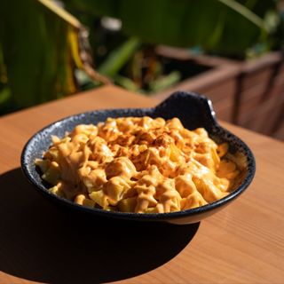 Patatas en salsa kimchi