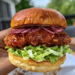 Korean glazed chiken