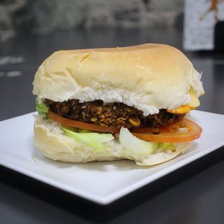 Hamburguesa de pollo crujiente especial
