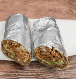 Kebab durum mixto, solo carne