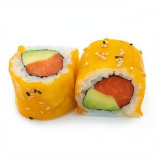 A2.Salmón Cheddar Roll (8 Pzs.)