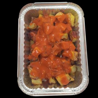 Patatas Al Horno con Salsa Brava