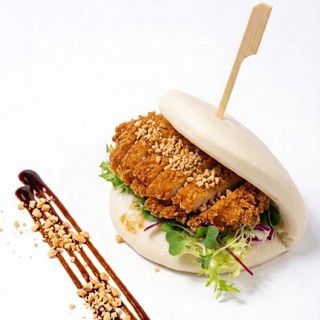 Bao bun de pollo (1 pieza)