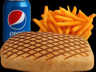 Menú kebab solo carne