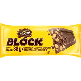 Chocolate con maní BLOCK  38gr