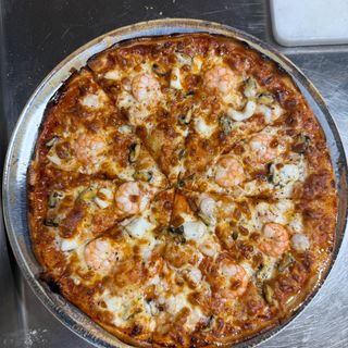 Pizza de Marisco (Sea food Pizza)