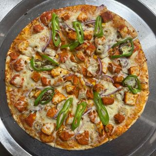 Pollo Tikka pizza (Chicken Tikka Pizza)