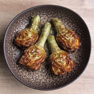 Alcachofa con flor de sal y limón (4 uds)