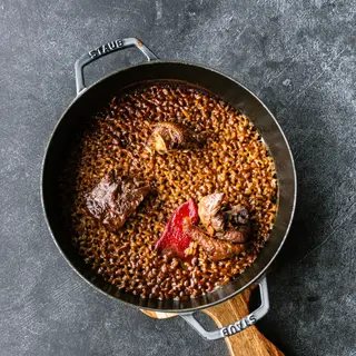 Arroz con pitu de caleya