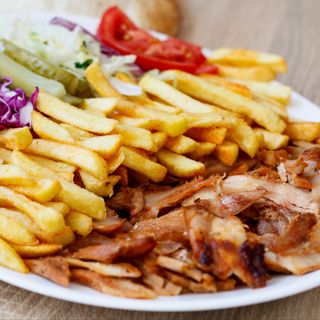 Plato de Kebab