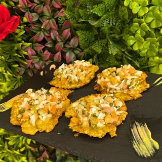 Tostones de Pico e Gallo