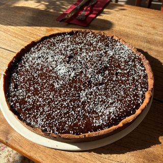 Tarta chocolate-coco