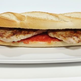 Lomo y tomate rallado