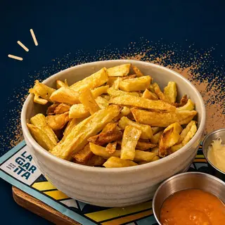 Patatas con bacon y queso