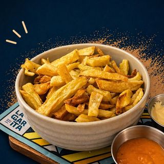 Patatas con bacon y queso