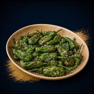 Ración de pimientos de Padrón