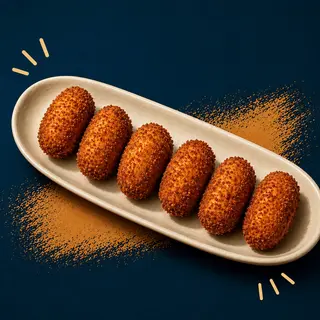 Ración de croquetas de jamón