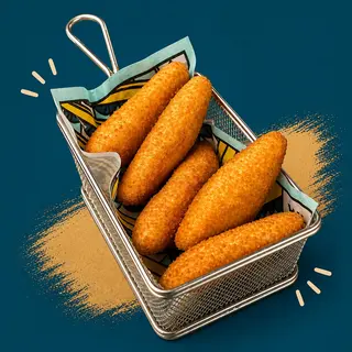 Ración de fingers de pollo con patatas