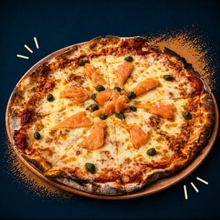 Pizza salmón