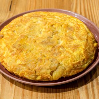 Tortilla con cebolla